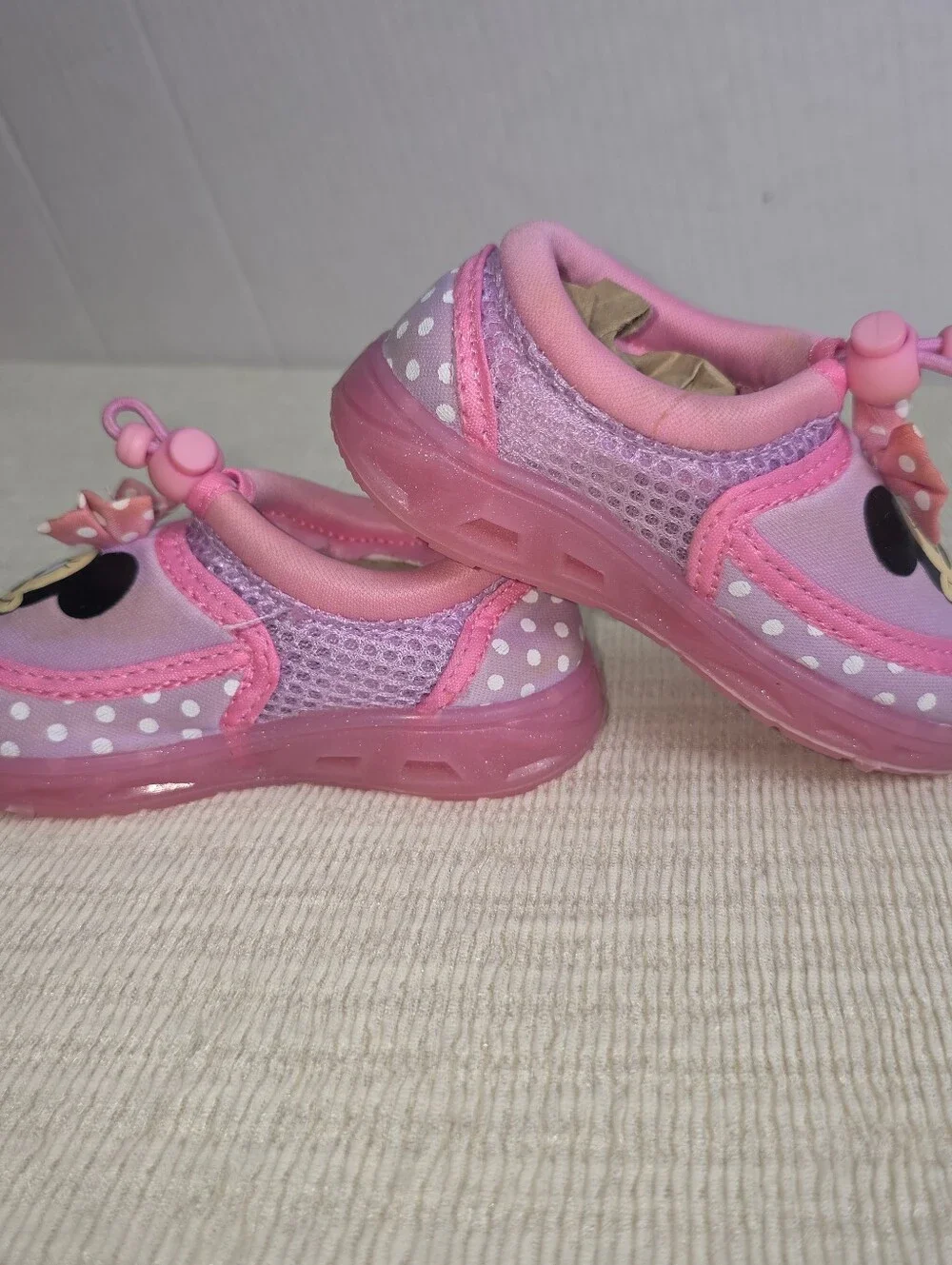 Disney Junior Minnie Mouse Water Shoes Aqua Beach Pool Toddler Size S 5 6 Pink